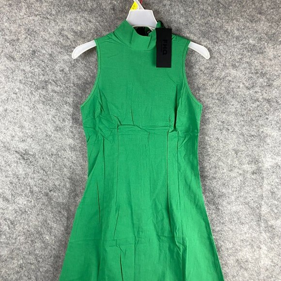 FHQ Collection Dress Small Women's NWT Green Long Adults S - Picture 2 of 7